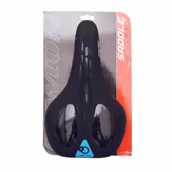 Selle city mixte rail acier noir avec pads memoire de forme Newton Memory Confort