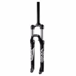 Fourche VTT pour disc reglable-blocable au guidon pivot lisse 296mm 1''1-8-28,6 éxterieur Zoom Vaxa 28