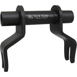 Adaptateur pied de montage porte-vélo roue avant pour passer blocage rapide en axe Newton Store