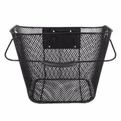 Panier vélo avant acier nid abeille fixation rapide clips rpd 25,4-31 Newton
