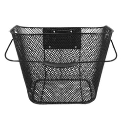 Panier vélo avant acier nid abeille fixation rapide clips rpd 25,4-31 Newton