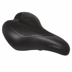Selle city gel à ressort rail acier noir femme Newton Gray Line