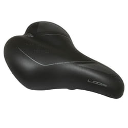 Selle city gel à ressort rail acier noir femme Newton Gray Line