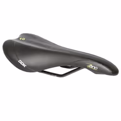 Selle route-vtt noir déco rail acier Newton Zena