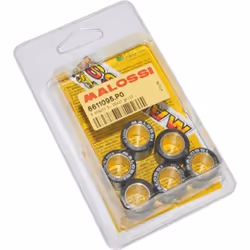 GALET MAXISCOOTER MALOSSI 20x17 85g (x6) POUR PEUGEOT 125 SATELIS + POUR VARIATEUR MULTIVAR YAMAHA 125 XMAX-MBK 125 SKYCRUI ...