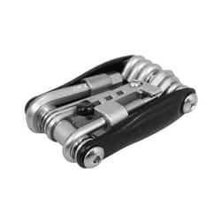 Outil multifonction 15 fonctions chc 2-2.5-3-4-5-6-8 + torx 25-10 + tournevis plat et cruciforme + dérive-chaine 9-10-11v et clés a rayon 2-2.2 Ne...