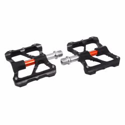 Pédales VTT descente - BMX axe a roulements CNC filetage 9-16 avec picots Newton