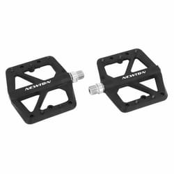 Pédales VTT descente - BMX filetage 9-16 avec picots interchargeables fibre axe alu Newton