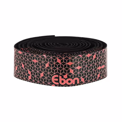 Ruban de cintre guidon degrade blanc avec bouchons Newton Ebon