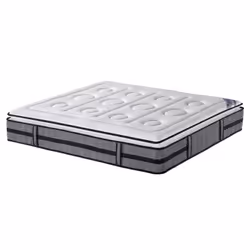 Matelas latex naturel 180x200 cm - MARCO - Ressorts ensachés - Soutien ferme
