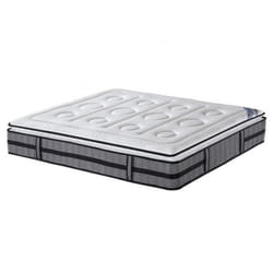 Matelas latex naturel 180x200 cm - MARCO - Ressorts ensachés - Soutien ferme