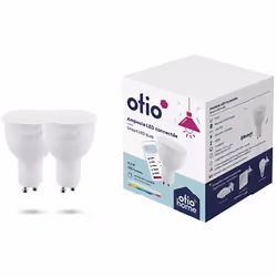 Otio - Pack de 2 spots led connectés Bluetooth GU10 4W