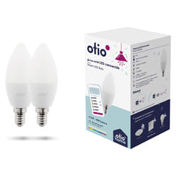 Otio - Pack de 2 ampoules led connectées Bluetooth E14 5W