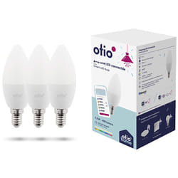 Otio - Pack de 3 ampoules led connectées Bluetooth E14 5W
