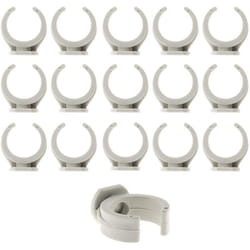 Lot de 150 clips Ø25mm sans chevilles Zenitech