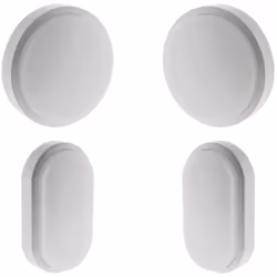 Caractéristiques des deux hublots d'extérieur ovales et ronds LED 14W IP54 - Elexity : Modèle : hublot rond + ovale Puissance ...