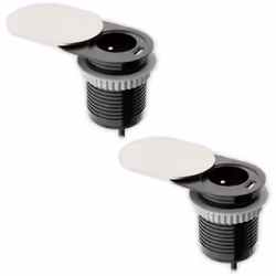 Caractéristiques du bloc prise encastrable compact clapet à glissière Otio : Prise monoposte 2P+T 16A Chargeur USB 2.4A pour  ...