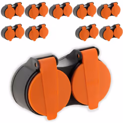 Bliplite pour extérieur Cette biplite 2P+T extérieure IP44 avec clapet protège l'appareillage des corps solides supérieurs à ...