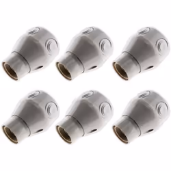 Douille orientable E27 Douille orientable pour culot E27 Fonctionne en 4A - 250V pour une puissance de 100W max