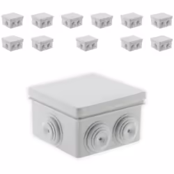 Caractéristiques de la boîte de dérivation carrées IP55 - Zenitech : Modèle : boîte de dérivation carrée Entrées des câbles s ...