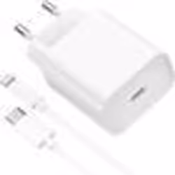 Chargeur Rapide 18W - Apple - USB-C Lightning - Compatible iPhone 12/11/X - 1m - Blanc