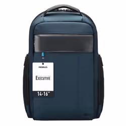 Mobilis Executive 3 16" Étui sac à dos Noir, Bleu