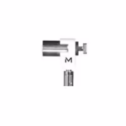 Mobilis 001267, 2 m, Clé, Métal, Argent