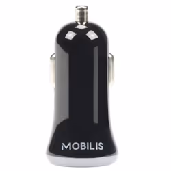 Mobilis 001280 chargeur d'appareils mobiles Smartphone, Tablette Noir Allume-cigare Auto