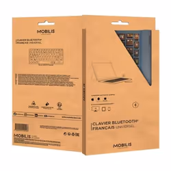 Mobilis 001284 clavier pour tablette Bleu Bluetooth AZERTY Français