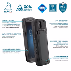Mobilis PROTECH 15,2 cm (6") Noir