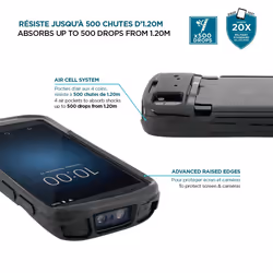 Mobilis PROTECH 15,2 cm (6") Noir