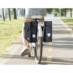Mobilis 070002 sacoche et panier pour bicyclette Arrière Sacoche pour bicyclette 30 L Polyester Noir - Vue supplémentaire 4