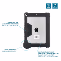 Mobilis Rugged Case for iPad 10.2'' 9th/8th/7th 10.2" Folio Noir