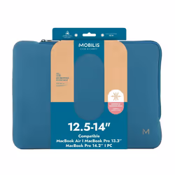 Mobilis 049018 14" Housse Bleu, Gris
