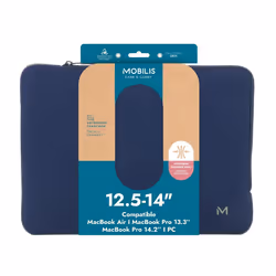 Mobilis 049021 14" Housse Bleu, Gris