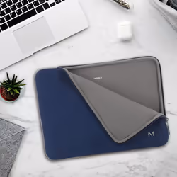 Mobilis 049021 14" Housse Bleu, Gris