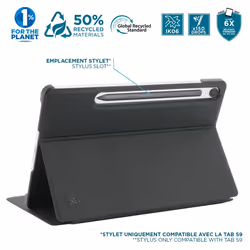 Mobilis Re.Life 27,9 cm (11") Folio porte carte Noir