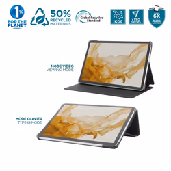 Mobilis Re.Life 27,9 cm (11") Folio porte carte Noir