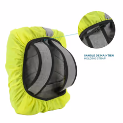 Mobilis 001366 accessoire de sac à dos Housse de protection anti-pluie pour sac à dos Noir, Vert, Gris