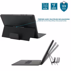 Mobilis 029034 étui pour tablette 11" Folio Noir