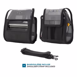 Mobilis 031021 accessoire d'imprimantes portables Boîtier de protection Noir, Transparent 5 pièce(s) ZEBRA (ZQ610 Plus / ZQ620 Plus / ZQ630 Plus) ; HONEYWELL (RL3E / RP4E / RL4E) ; BIXOLON (SPP-R410 / SPP-L410 / XM7-40) ; STAR (SMT-400 I) - Vue supplémentaire 6