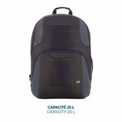 Mobilis The One Basic 17" Sac à dos Noir, Marine - Vue supplémentaire 4