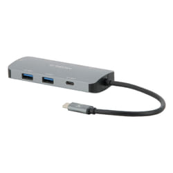 Mobilis 001382 station d'accueil Avec fil USB 3.2 Gen 1 (3.1 Gen 1) Type-C Noir, Gris