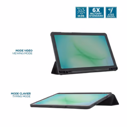 Mobilis 060021 étui pour tablette 27,9 cm (11") Folio porte carte Noir, Transparent - Vue supplémentaire 5