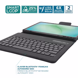 Mobilis ELEMENT Case Galaxy Tab A11+/A9+ 27,9 cm (11") Folio Noir - Vue supplémentaire 4