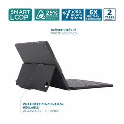 Mobilis ELEMENT Case Galaxy Tab A11+/A9+ 27,9 cm (11") Folio Noir - Vue supplémentaire 5