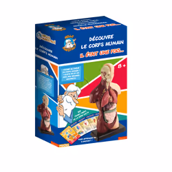 Silverlit COFFRET DECOUVRE LE CORPS HUMAIN, France, CE, 215 mm, 90 mm, 355 mm