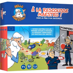Hello Maestro - A la Rescousse Maestro - Dans la Peau dun Secouriste - Jeu de plateau - MAESTRO