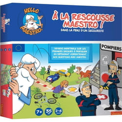 Hello Maestro - A la Rescousse Maestro - Dans la Peau dun Secouriste - Jeu de plateau - MAESTRO