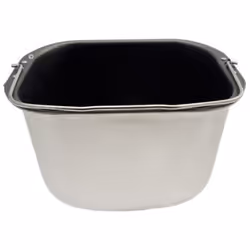 Cuve rectangulaire avec ailettes de fixation (sans pale de petrissage) pour machine à pain KENWOOD KW702945 Appareils compati ...